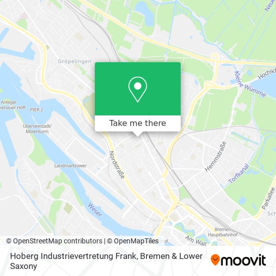 Hoberg Industrievertretung Frank map