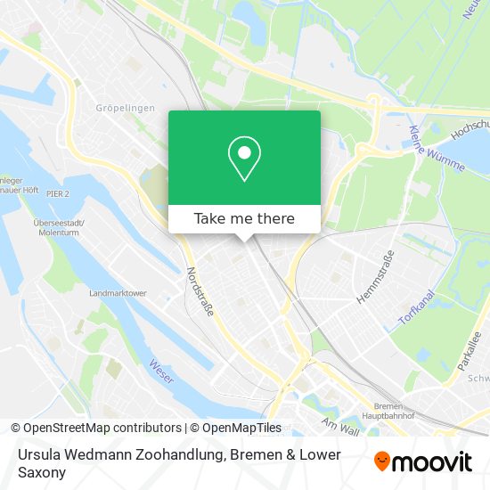 Ursula Wedmann Zoohandlung map