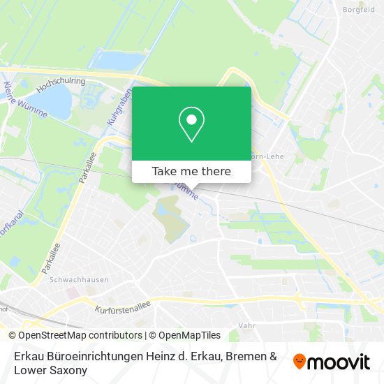 Erkau Büroeinrichtungen Heinz d. Erkau map