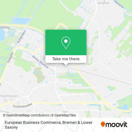 European Business Commerce map