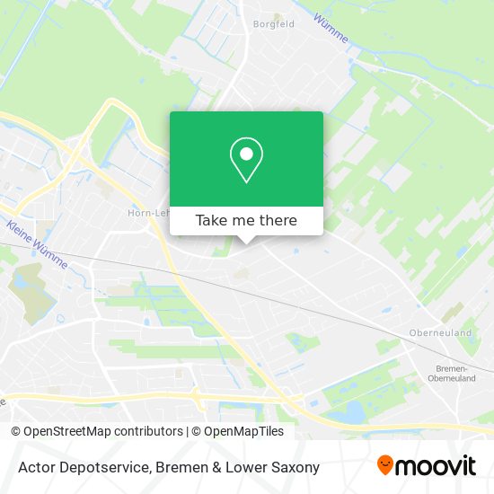 Actor Depotservice map