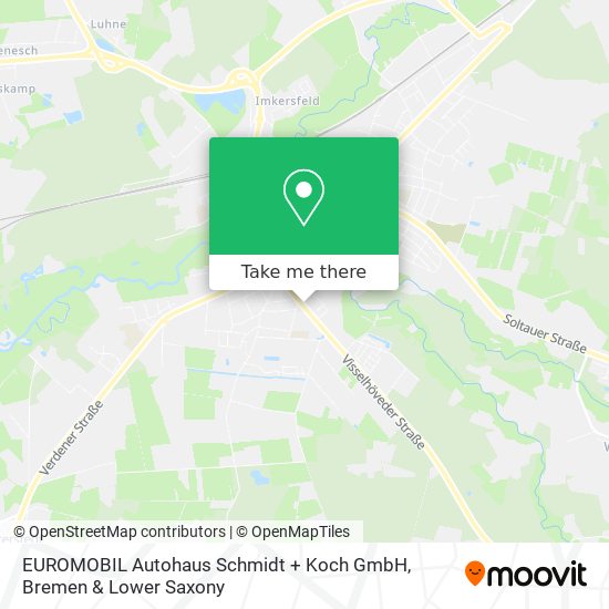 Карта EUROMOBIL Autohaus Schmidt + Koch GmbH