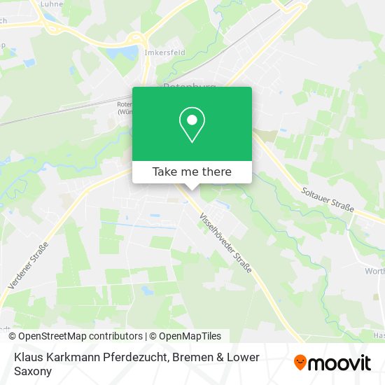 Klaus Karkmann Pferdezucht map