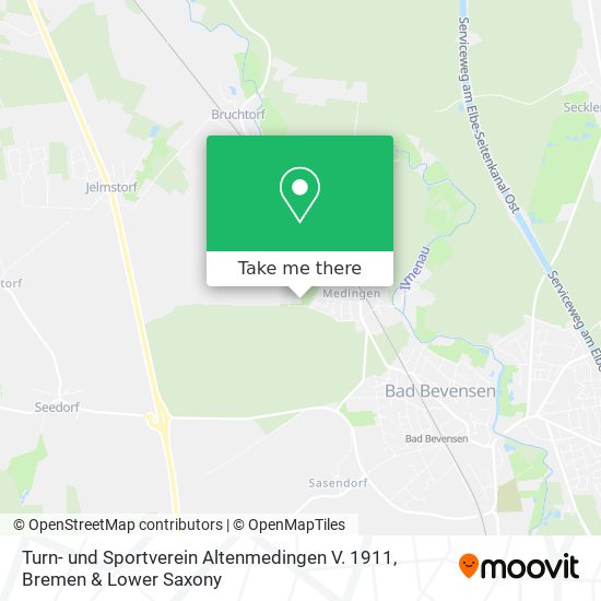 Turn- und Sportverein Altenmedingen V. 1911 map