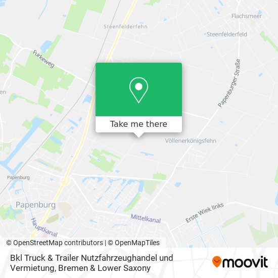 Bkl Truck & Trailer Nutzfahrzeughandel und Vermietung map