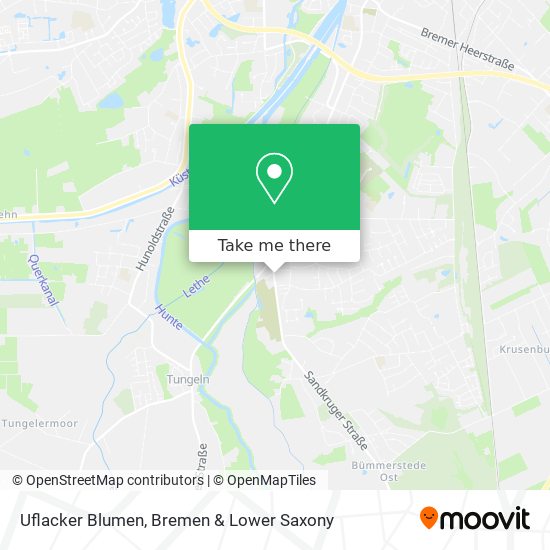 Uflacker Blumen map