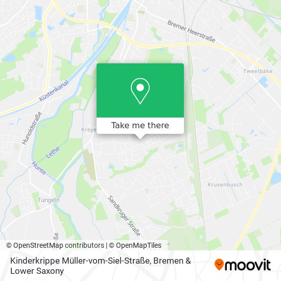 Карта Kinderkrippe Müller-vom-Siel-Straße