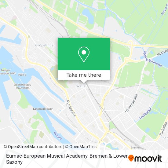 Eumac-European Musical Academy map