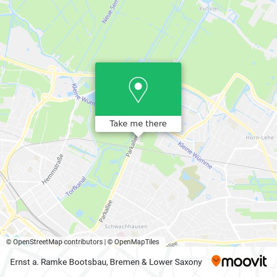 Ernst a. Ramke Bootsbau map