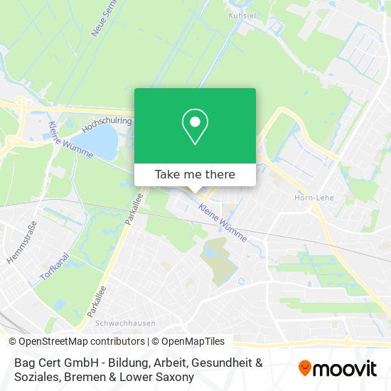Bag Cert GmbH - Bildung, Arbeit, Gesundheit & Soziales map