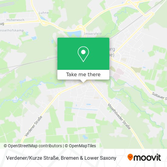 Verdener/Kurze Straße map