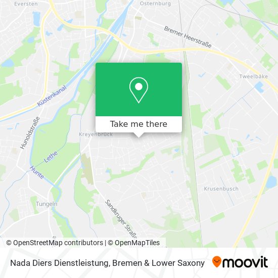 Nada Diers Dienstleistung map