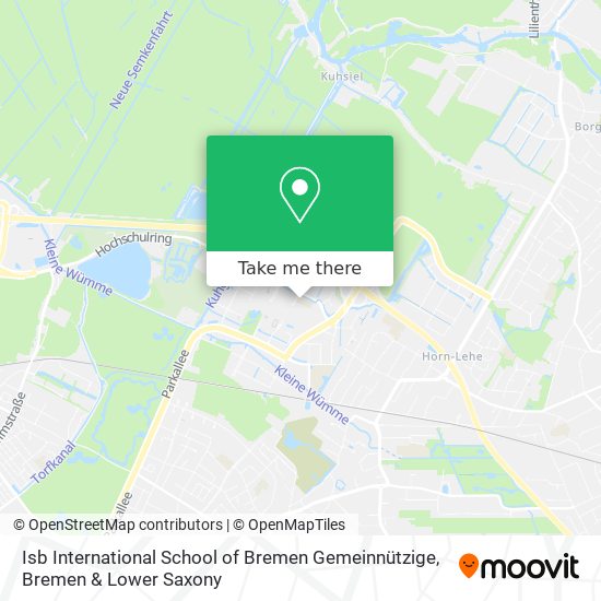 Isb International School of Bremen Gemeinnützige map