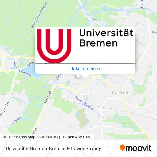 Universität Bremen map