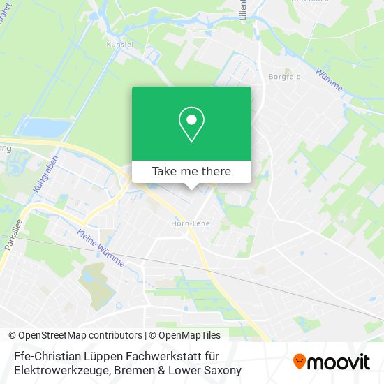 Карта Ffe-Christian Lüppen Fachwerkstatt für Elektrowerkzeuge