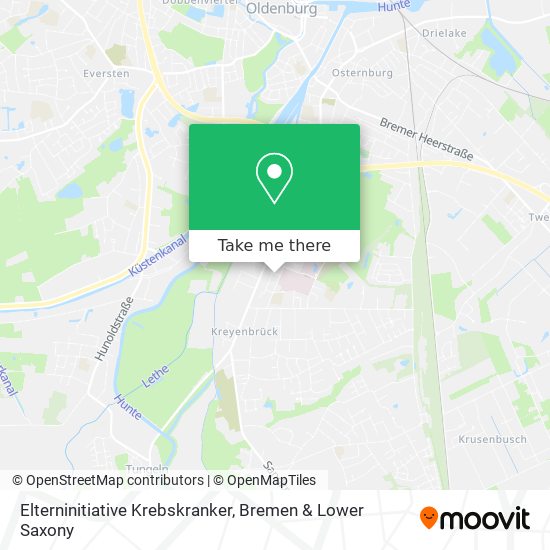 Elterninitiative Krebskranker map