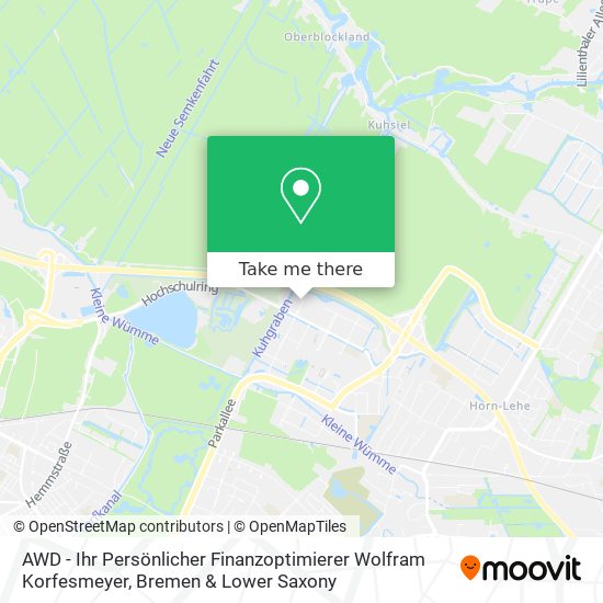 AWD - Ihr Persönlicher Finanzoptimierer Wolfram Korfesmeyer map