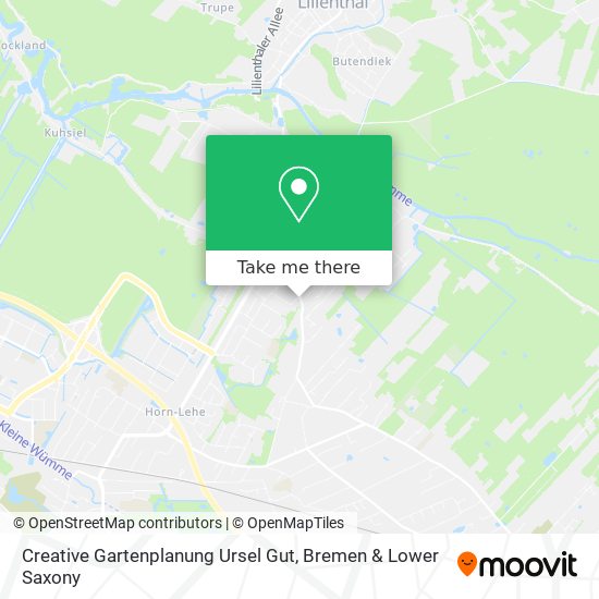 Creative Gartenplanung Ursel Gut map