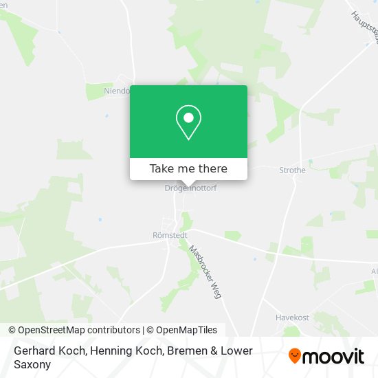 Gerhard Koch, Henning Koch map