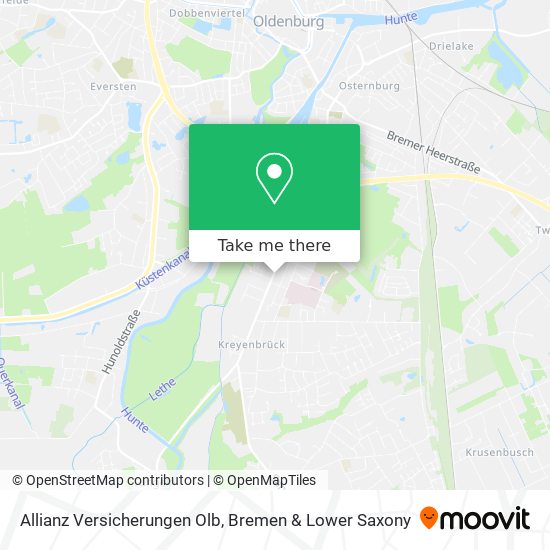 Allianz Versicherungen Olb map