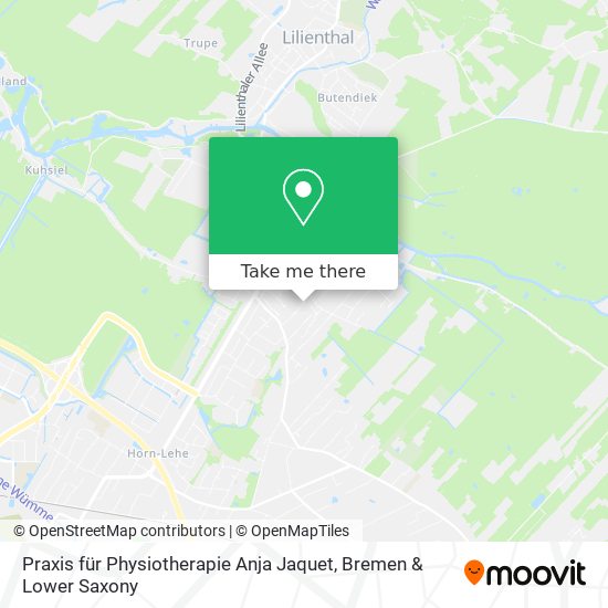 Praxis für Physiotherapie Anja Jaquet map