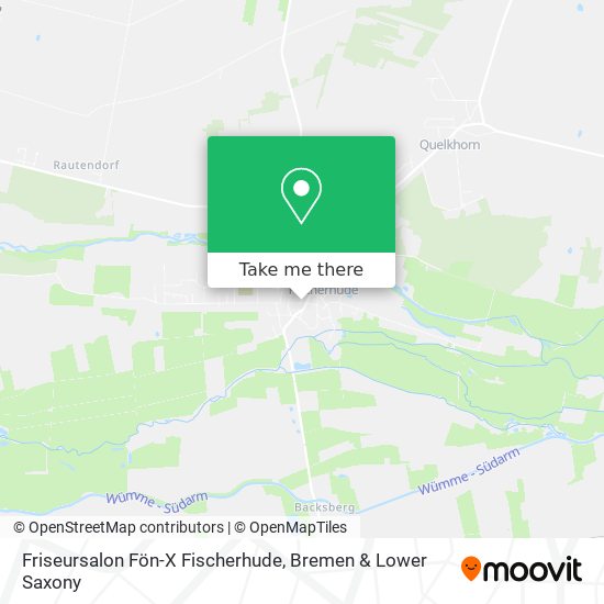 Friseursalon Fön-X Fischerhude map