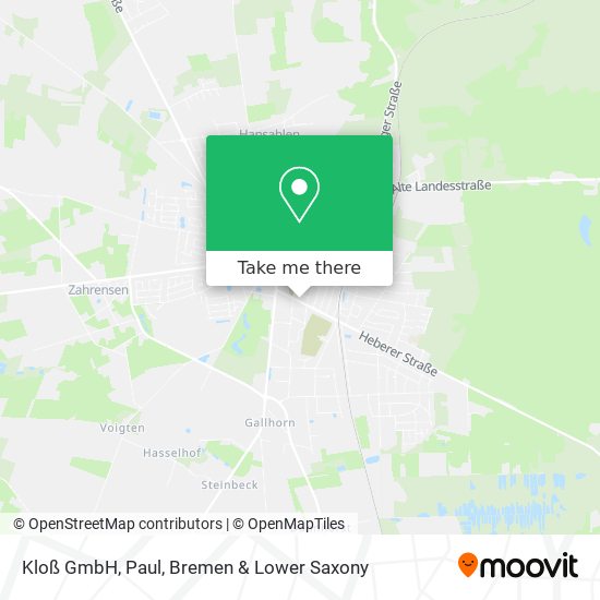 Kloß GmbH, Paul map