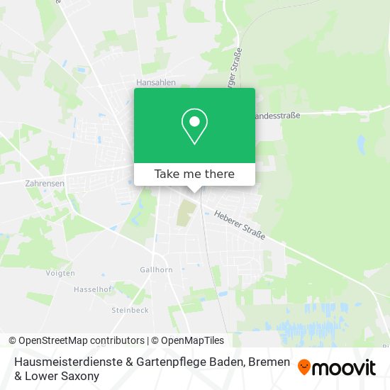 Hausmeisterdienste & Gartenpflege Baden map