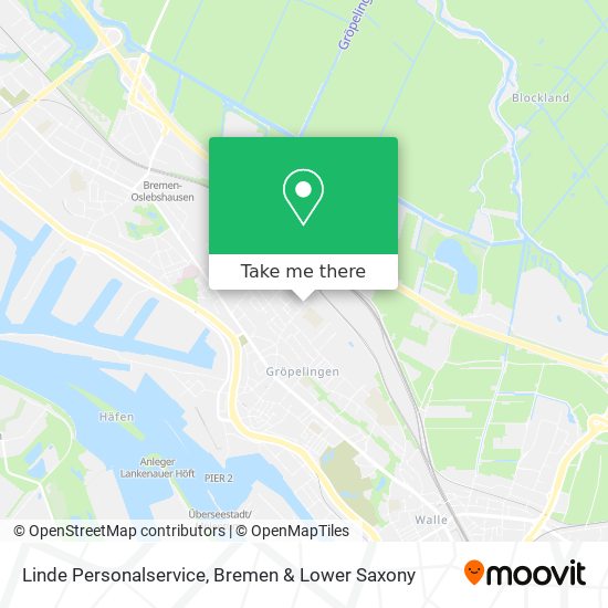 Linde Personalservice map
