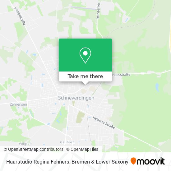 Haarstudio Regina Fehners map
