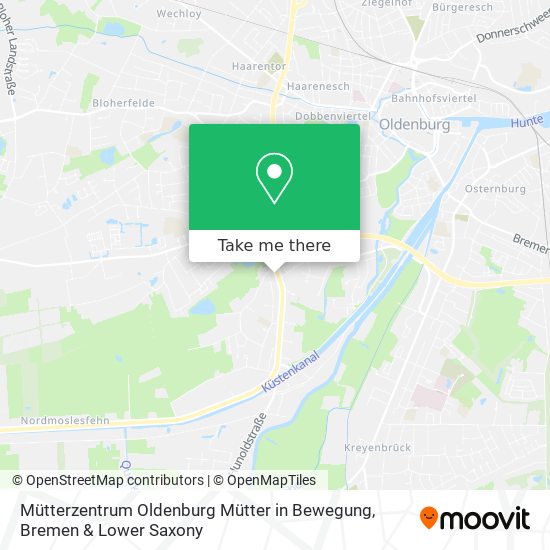Mütterzentrum Oldenburg Mütter in Bewegung map