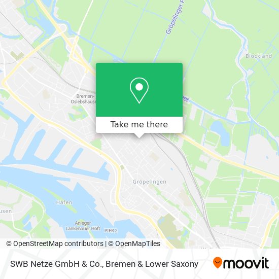 SWB Netze GmbH & Co. map