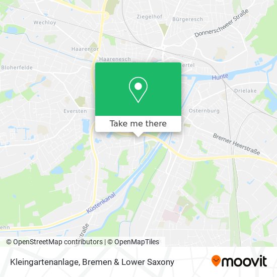Kleingartenanlage map