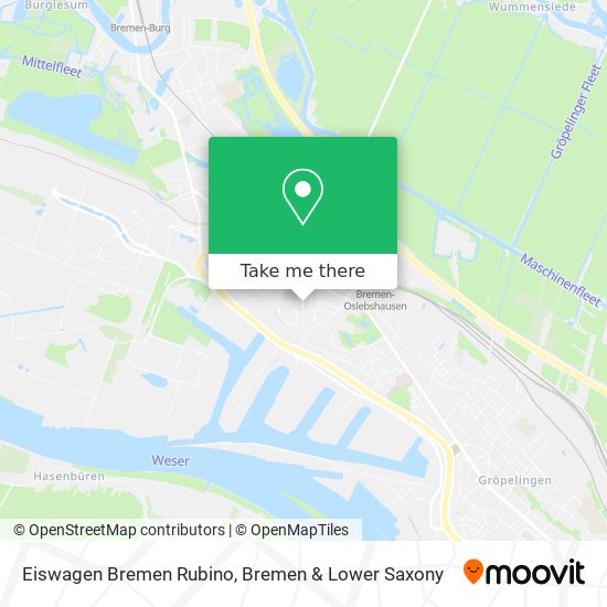 Eiswagen Bremen Rubino map