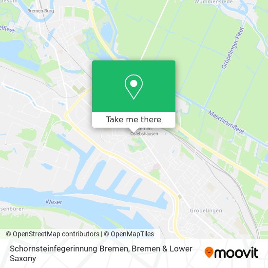 Карта Schornsteinfegerinnung Bremen