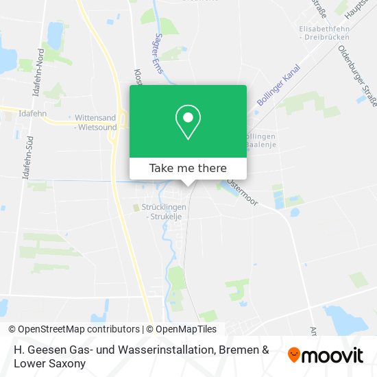 H. Geesen Gas- und Wasserinstallation map