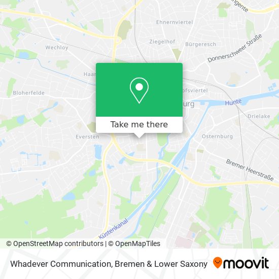 Whadever Communication map