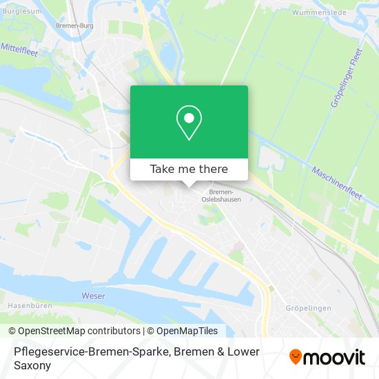 Карта Pflegeservice-Bremen-Sparke