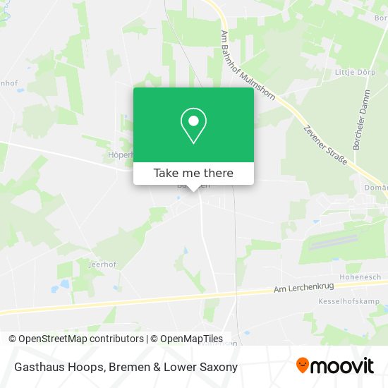 Gasthaus Hoops map