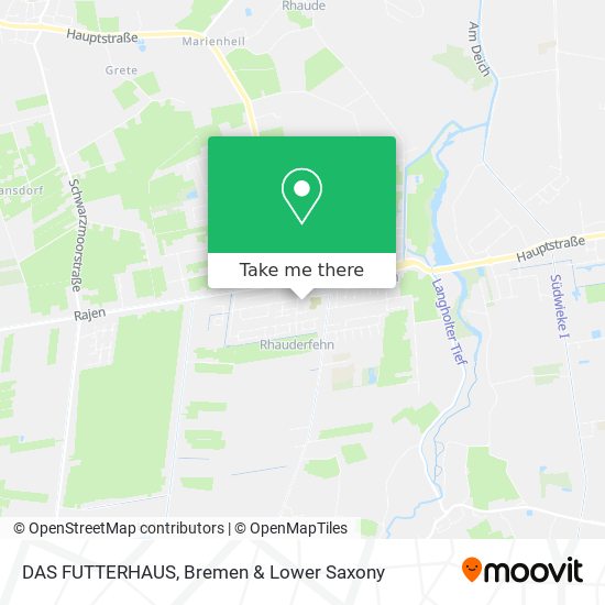 DAS FUTTERHAUS map