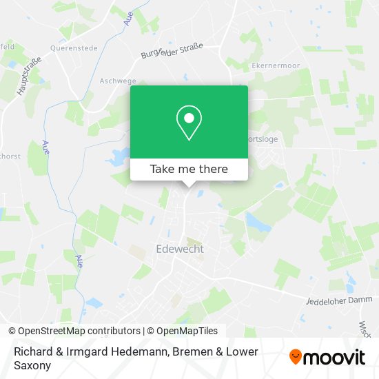 Richard & Irmgard Hedemann map