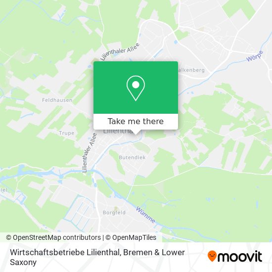 Wirtschaftsbetriebe Lilienthal map