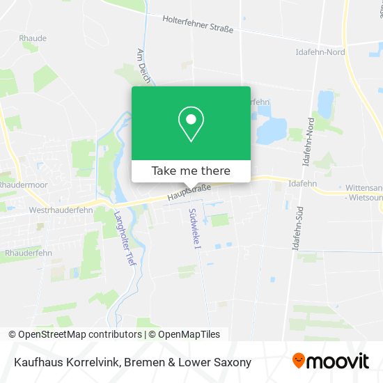 Kaufhaus Korrelvink map