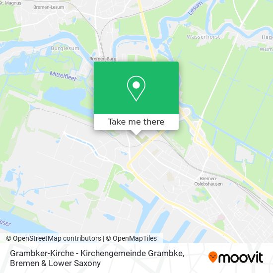 Grambker-Kirche - Kirchengemeinde Grambke map