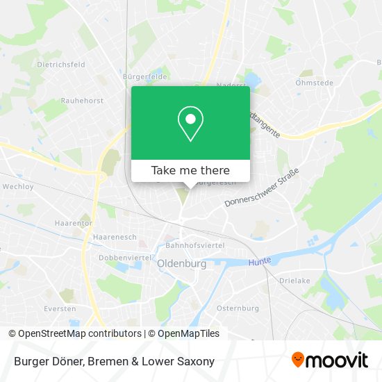 Burger Döner map