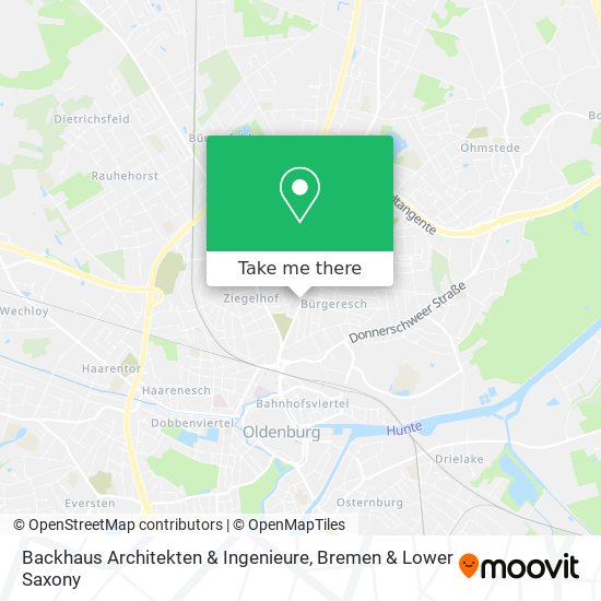 Backhaus Architekten & Ingenieure map