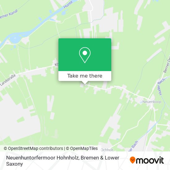 Карта Neuenhuntorfermoor Hohnholz
