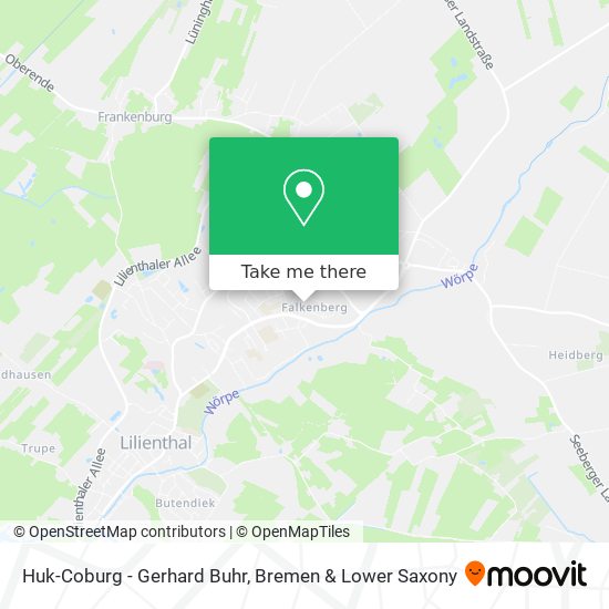 Huk-Coburg - Gerhard Buhr map