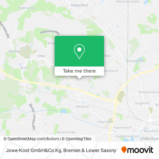 Jowe-Kost GmbH&Co.Kg map