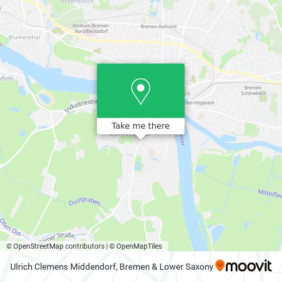 Ulrich Clemens Middendorf map